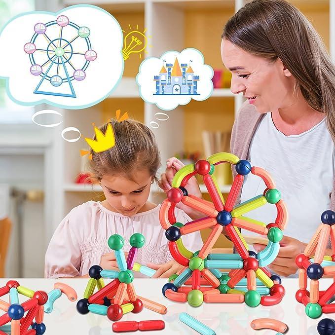 Magnetic Sticks Building Blocks For Kids Early Learning & Development