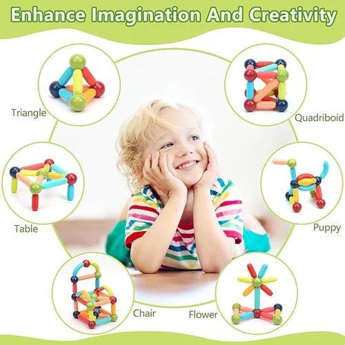Magnetic Sticks Building Blocks For Kids Early Learning & Development