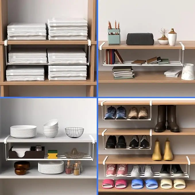 Etagère extensible : chaussures, cuisine, salle de bain, livres....