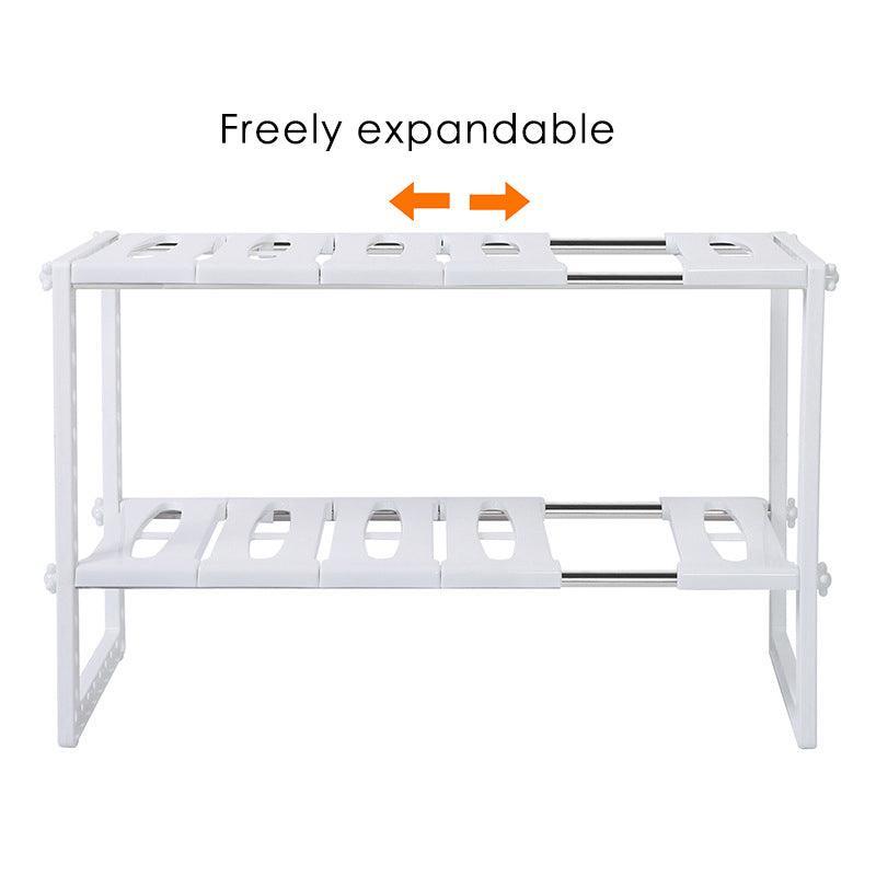 Support de sol en acier inoxydable réglable extensible à Double couche